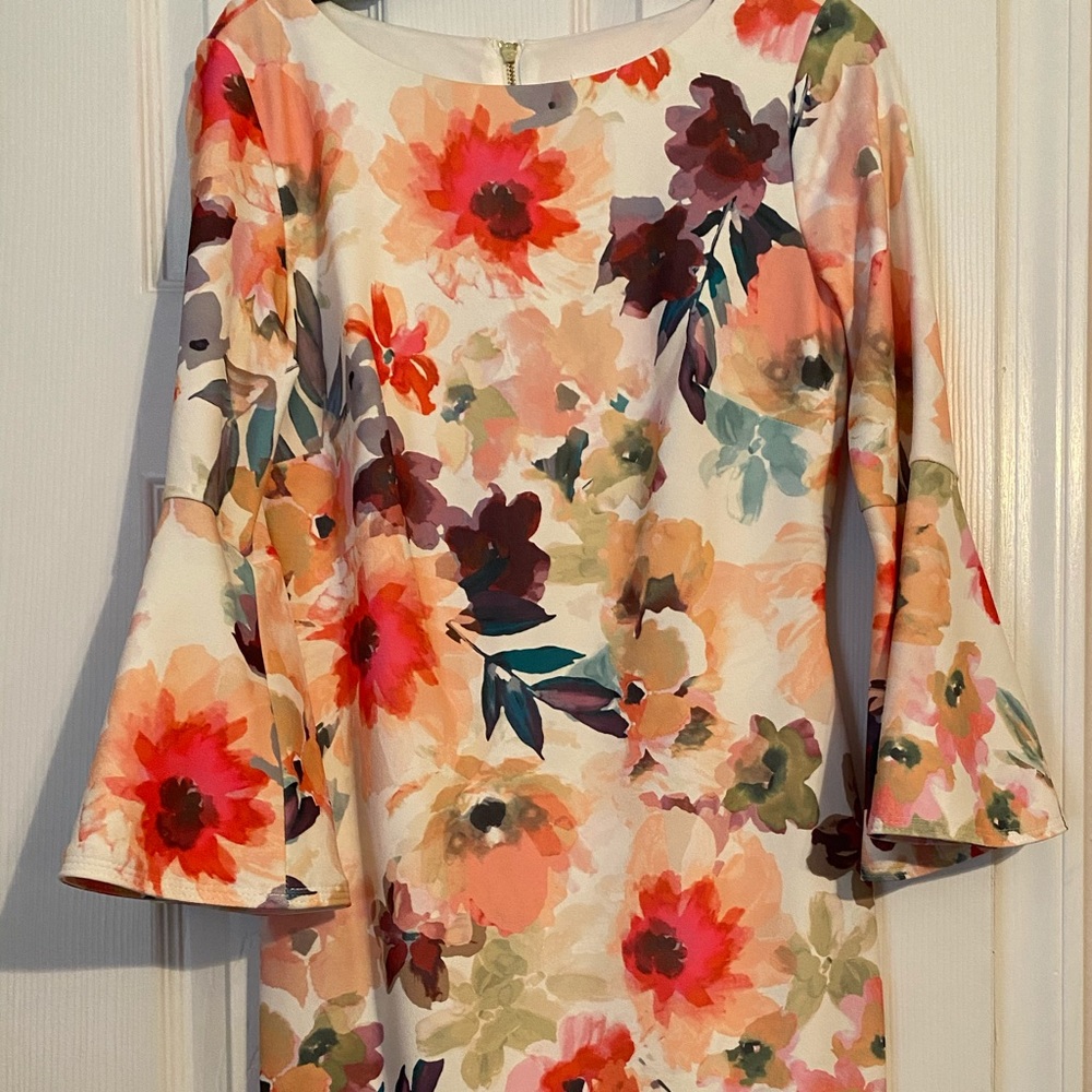 Calvin Klein floral dress